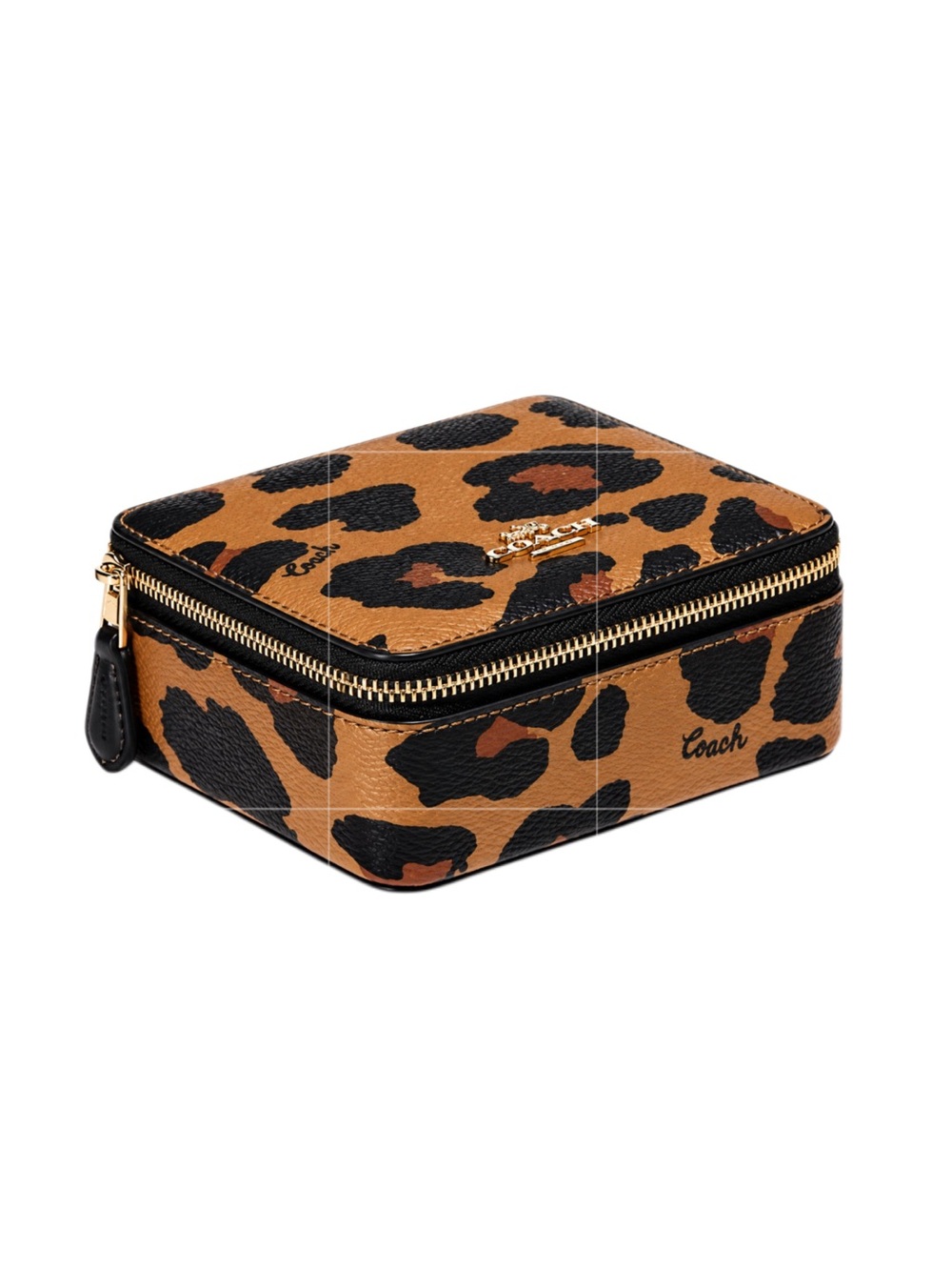 Coach Leopard Print Jewelry Box